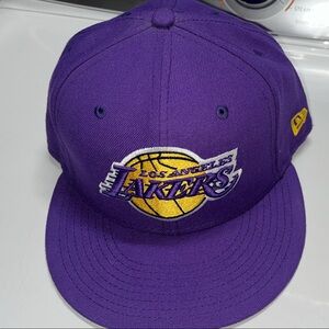 New Era Purple and Yellow Lakers Hat